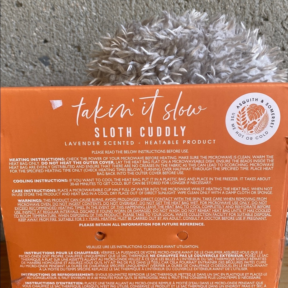 Heatable Sloth Cuddly - Picture 3 of 5